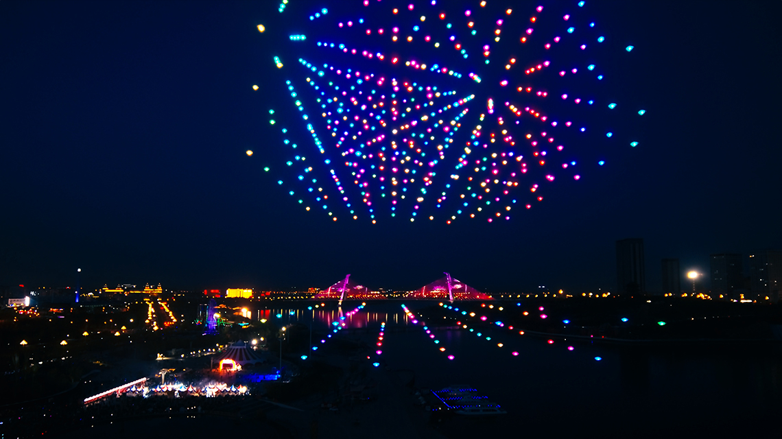 Drone Formation Light Show