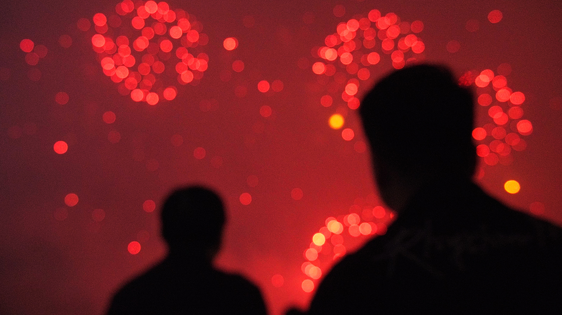 Drone Fireworks Show